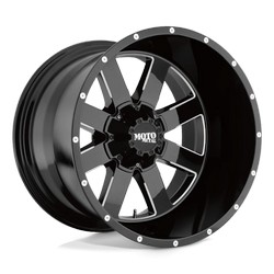 MO962 GLOSS BLACK MILLED 20x9 8X180 et0 cb124.2